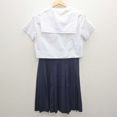 【中古】東京都 東洋英和女学院中学部 女子制服 2点 (セーラー服・スカート) sf061976