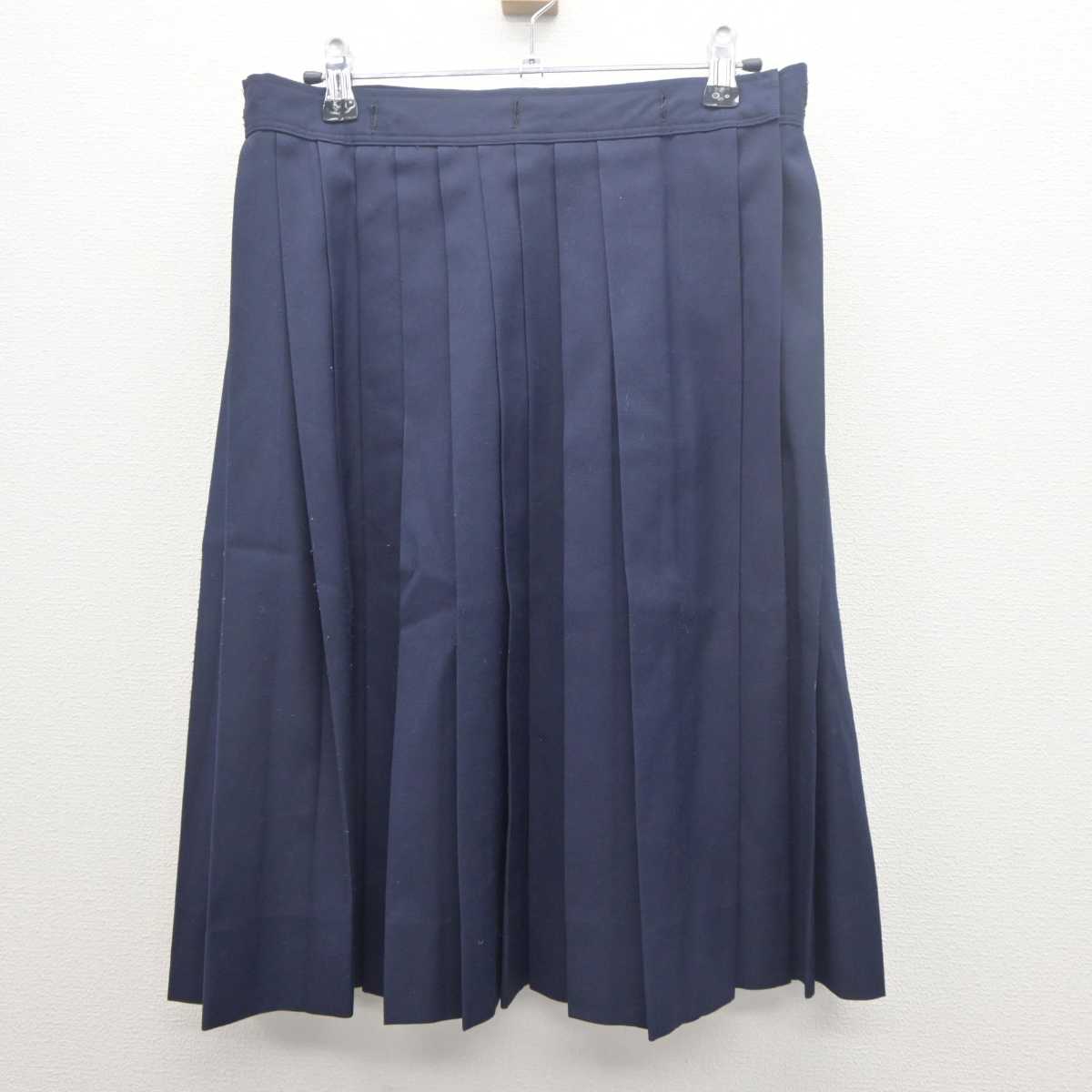 【中古】東京都 東洋英和女学院中学部 女子制服 2点 (セーラー服・スカート) sf061976