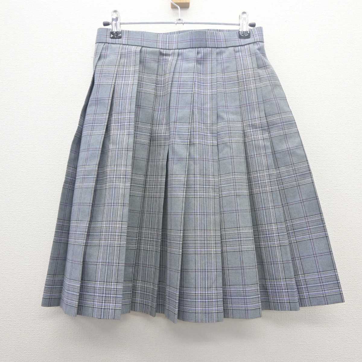 【中古】茨城県 霞ヶ浦高等学校 女子制服 2点 (シャツ・スカート) sf062001