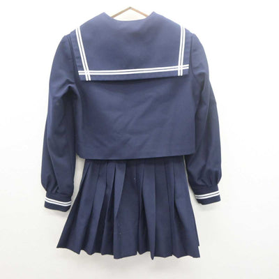 【中古】広島県 尾道市立栗原中学校 女子制服 3点 (セーラー服・スカート) sf062003