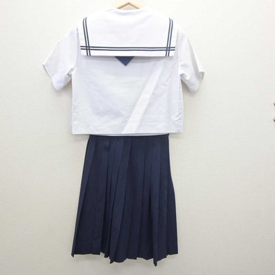 【中古】広島県 尾道市立栗原中学校 女子制服 3点 (セーラー服・スカート) sf062004