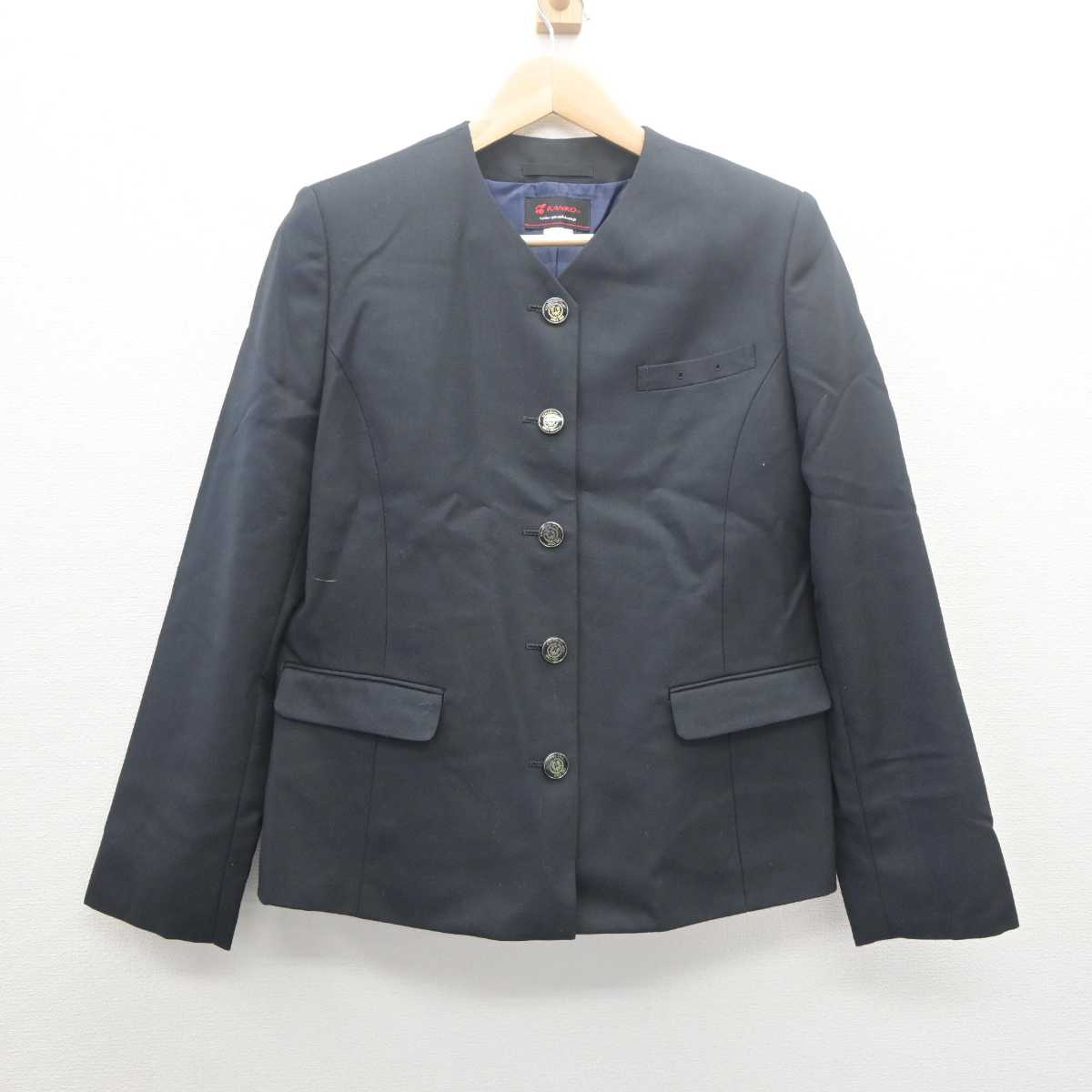 【中古】東京都 駒込中学校 女子制服 2点 (ブレザー・スカート) sf062007