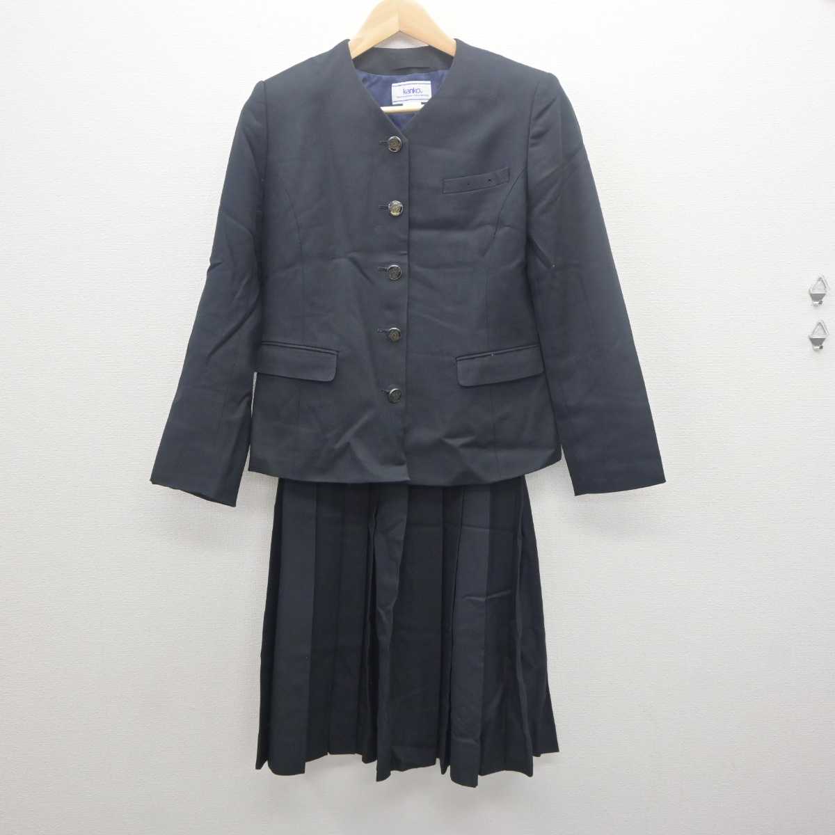 【中古】東京都 駒込中学校 女子制服 2点 (ブレザー・スカート) sf062008