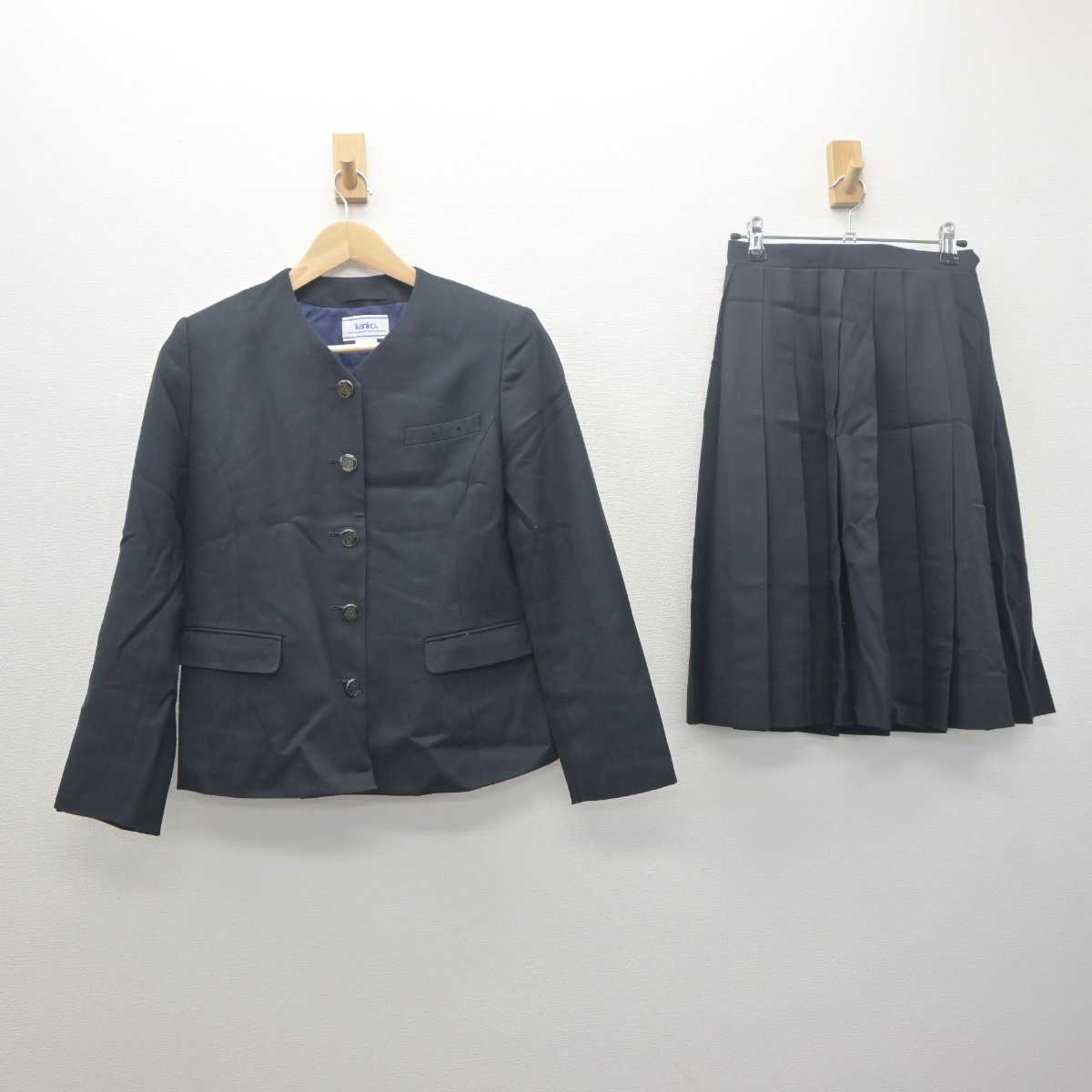 【中古】東京都 駒込中学校 女子制服 2点 (ブレザー・スカート) sf062008