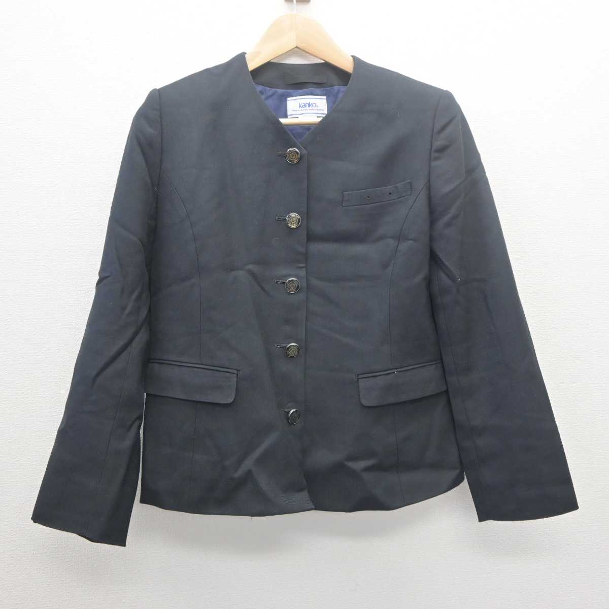 【中古】東京都 駒込中学校 女子制服 2点 (ブレザー・スカート) sf062008