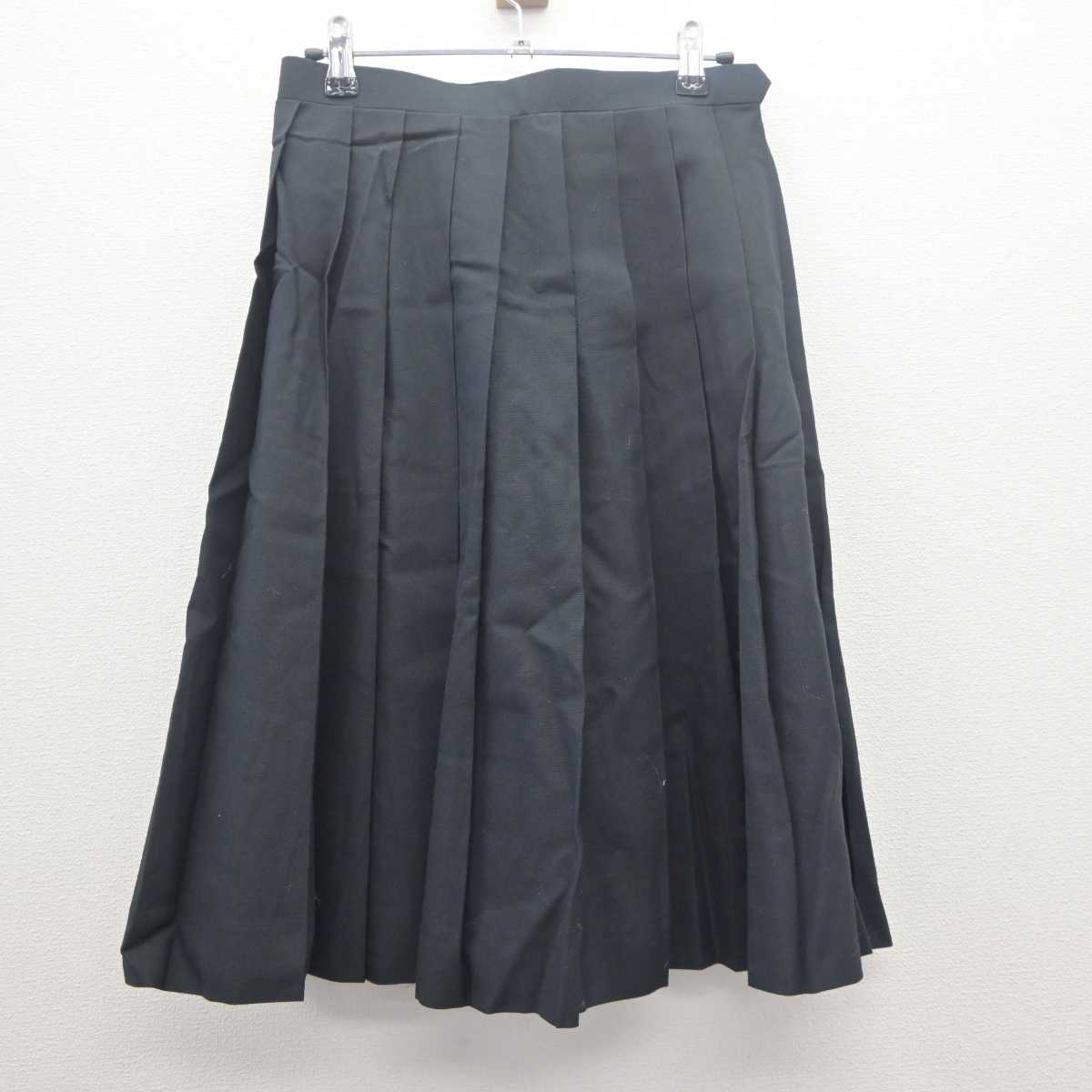 【中古】東京都 駒込中学校 女子制服 2点 (ベスト・スカート) sf062010