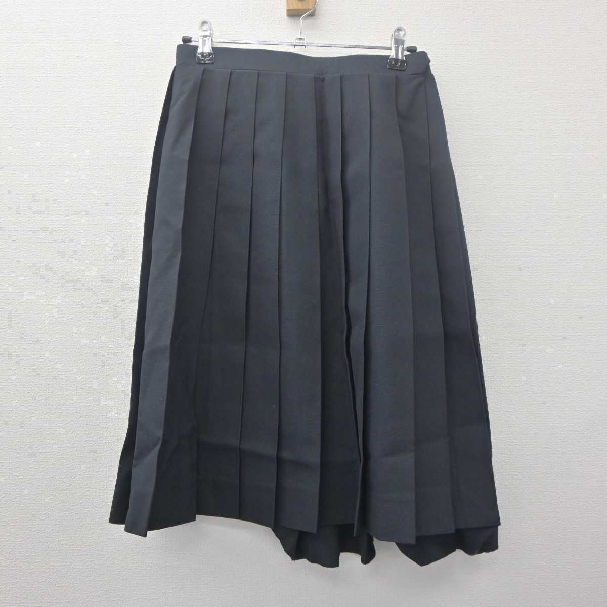 【中古】東京都 駒込中学校 女子制服 2点 (ベスト・スカート) sf062011