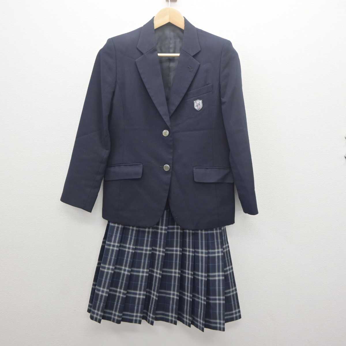 【中古】東京都 目黒日本大学高等学校 女子制服 3点 (ブレザー・スカート) sf062014