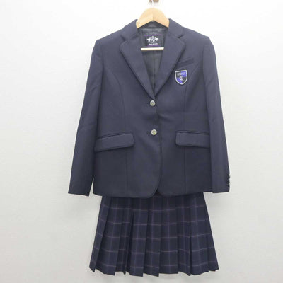 【中古】東京都 中央学院大学中央高等学校 女子制服 2点 (ブレザー・スカート) sf062020