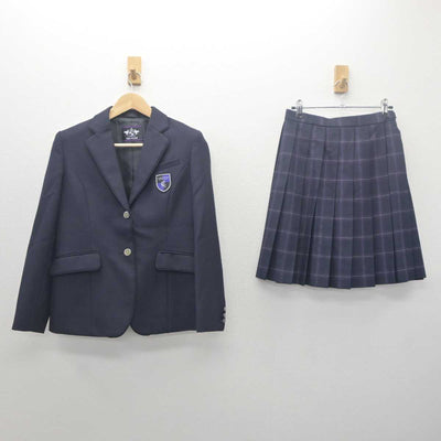 【中古】東京都 中央学院大学中央高等学校 女子制服 2点 (ブレザー・スカート) sf062020