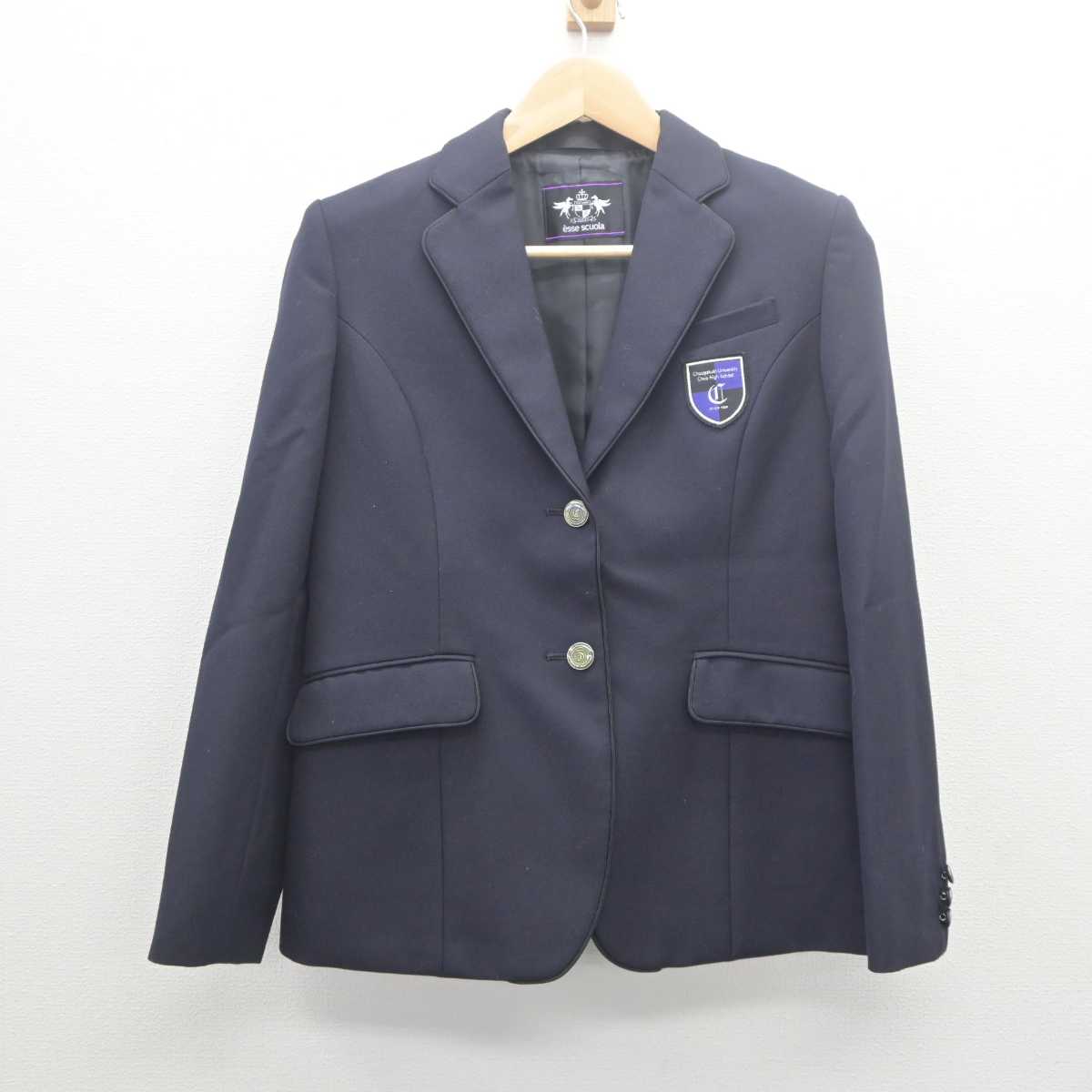 【中古】東京都 中央学院大学中央高等学校 女子制服 2点 (ブレザー・スカート) sf062020