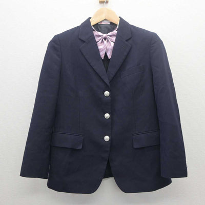 【中古】 クラーク記念国際高等学校 女子制服 4点 (ブレザー・スカート) sf062024