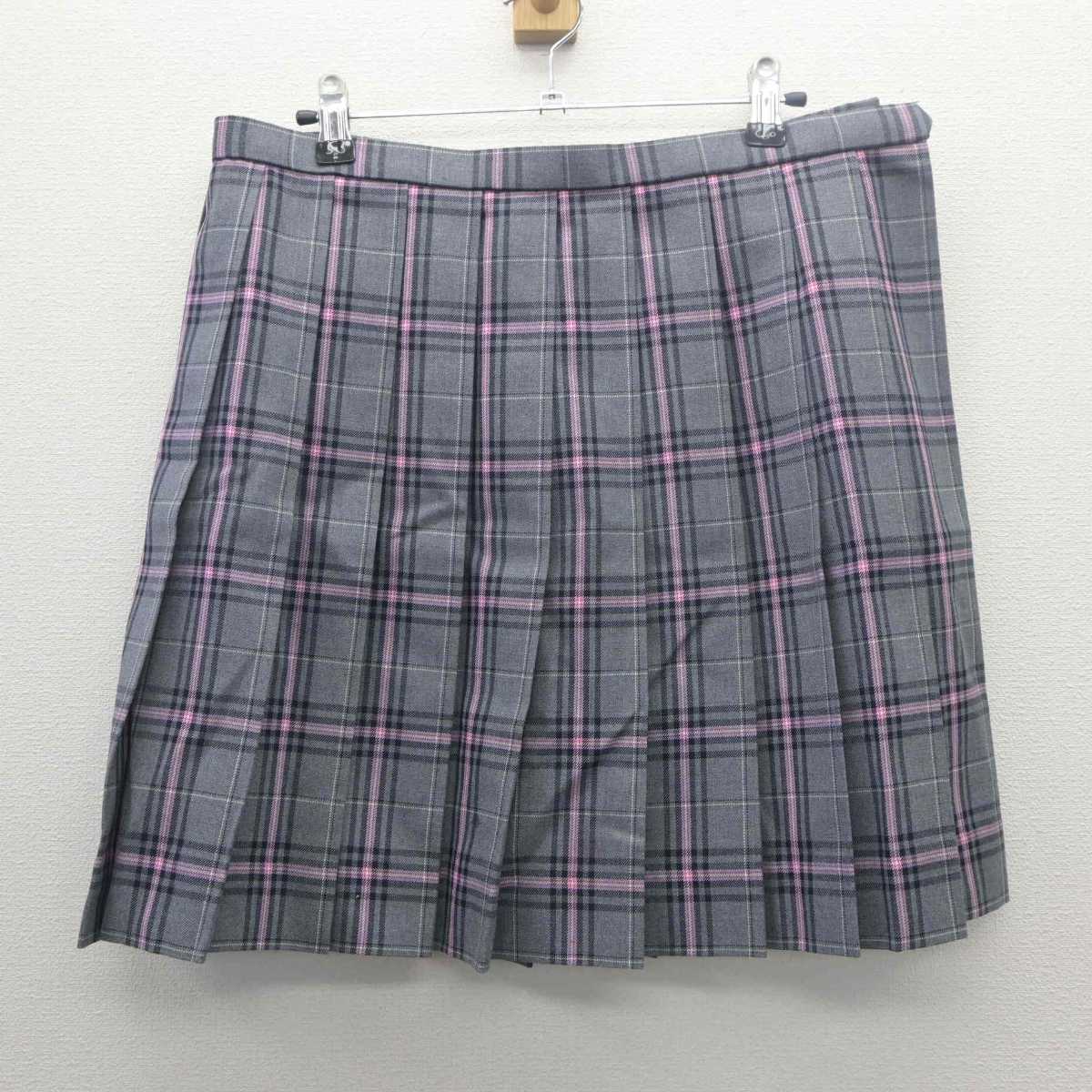 【中古】 クラーク記念国際高等学校 女子制服 4点 (ブレザー・スカート) sf062024