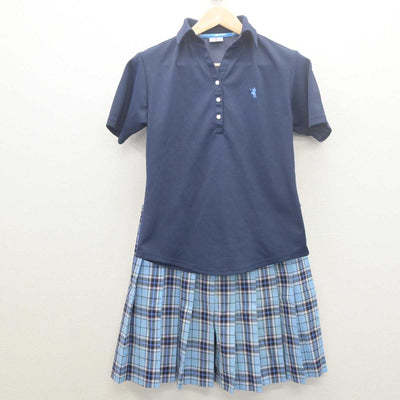 【中古】 クラーク記念国際高等学校 女子制服 3点 (シャツ・スカート) sf062025