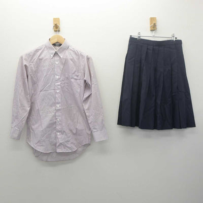 【中古】東京都 宝仙学園高等学校 女子制服 2点 (シャツ・スカート) sf062030