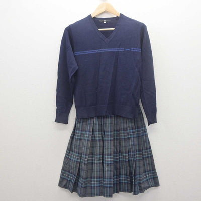 【中古】東京都 宝仙学園高等学校 女子制服 2点 (ニット・スカート) sf062031