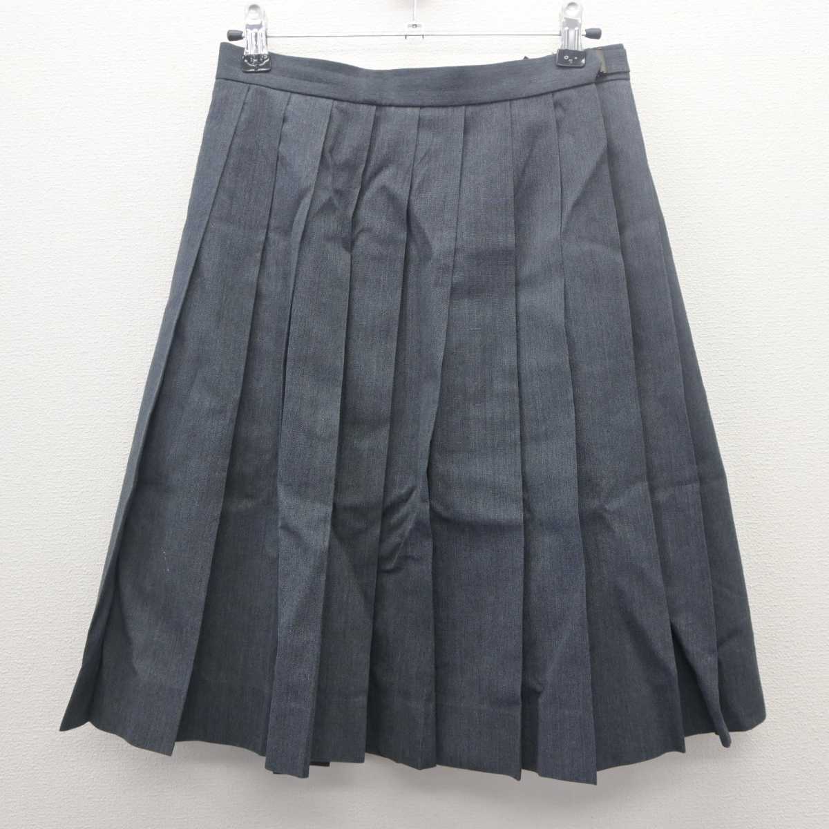 【中古】東京都 宝仙学園高等学校 女子制服 4点 (ニットベスト・シャツ・スカート) sf062032