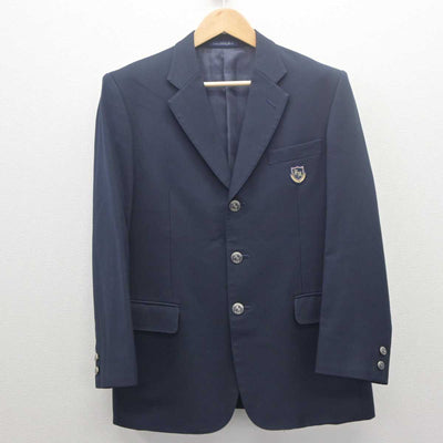 【中古】千葉県 船橋法典高等学校 男子制服 3点 (ブレザー・ズボン) sf062034