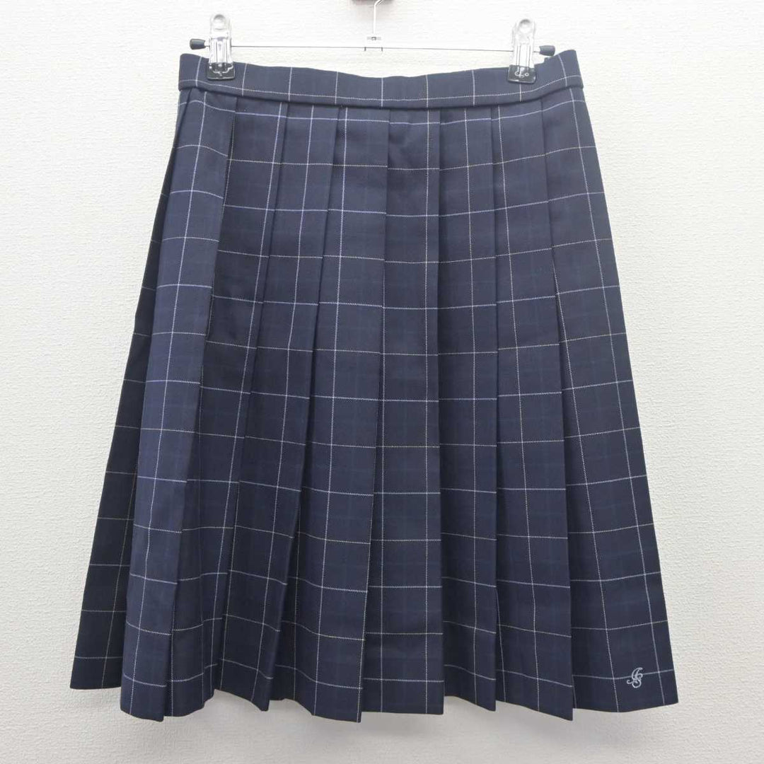 【中古】千葉県 市川昴高等学校 女子制服 2点 (ブレザー・スカート) sf062036