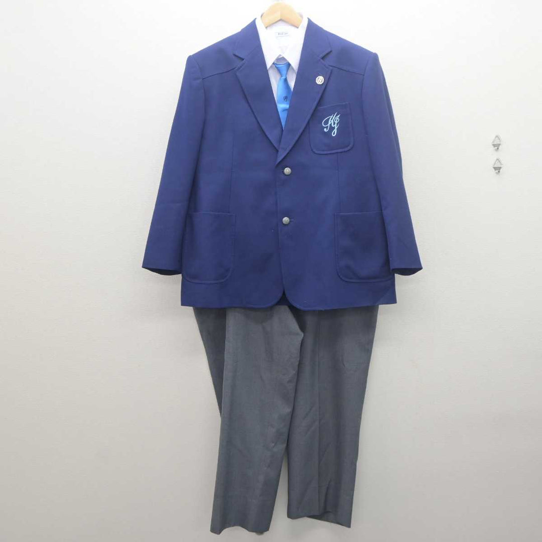 【中古】栃木県 上三川中学校 男子制服 5点 (ブレザー・シャツ・ズボン) sf062040 | 中古制服通販パレイド