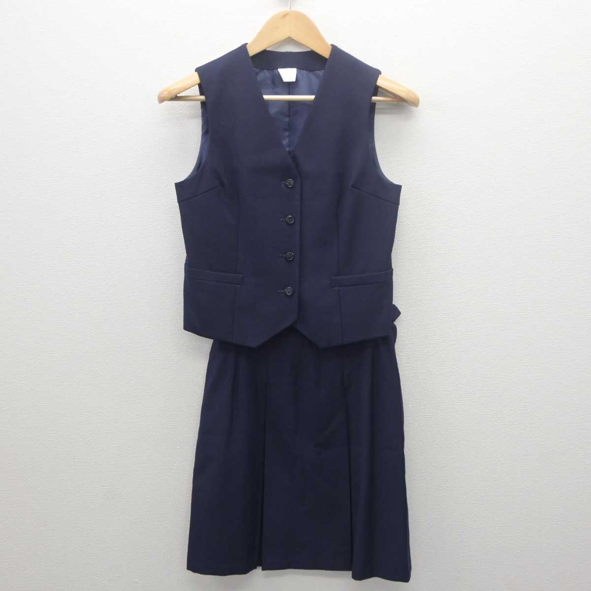 【中古】埼玉県 春日部女子高等学校 女子制服 3点 (ブレザー・ベスト・スカート) sf062041