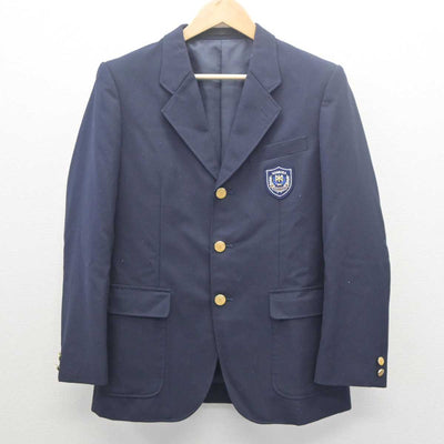 【中古】青森県 浪岡中学校 男子制服 3点 (ブレザー・シャツ・ズボン) sf062046