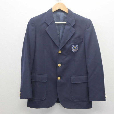 【中古】青森県 浪岡中学校 男子制服 3点 (ブレザー・シャツ・ズボン) sf062047