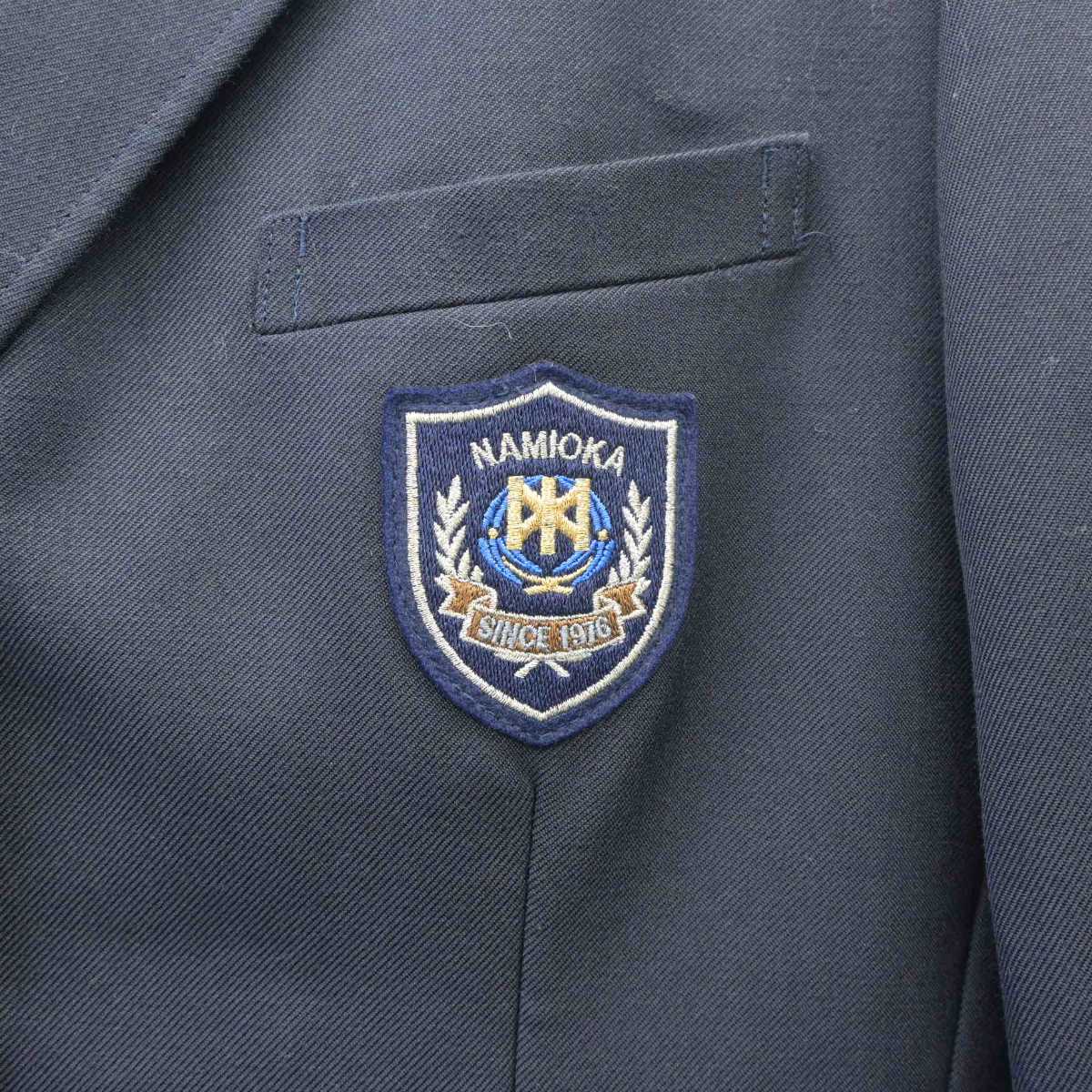 【中古】青森県 浪岡中学校 女子制服 3点 (ブレザー・シャツ・スカート) sf062051