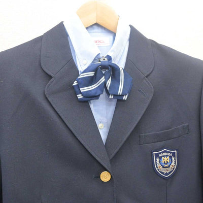 【中古】青森県 浪岡中学校 女子制服 4点 (ブレザー・シャツ・スカート) sf062055