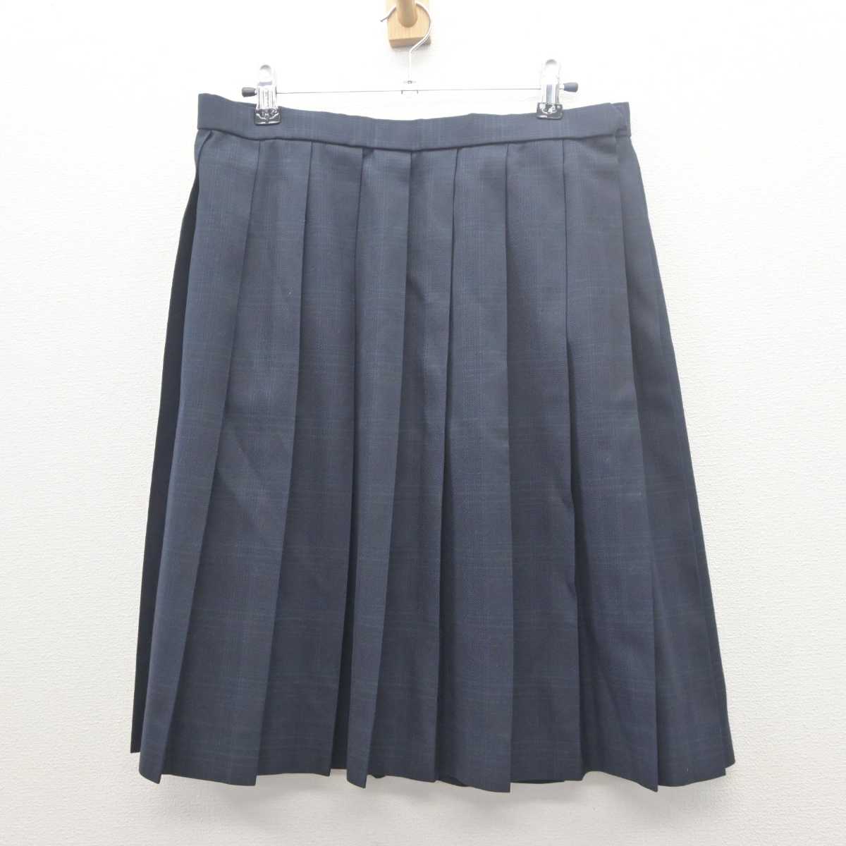 【中古】青森県 浪岡中学校 女子制服 4点 (ブレザー・シャツ・スカート) sf062055