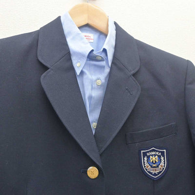 【中古】青森県 浪岡中学校 女子制服 2点 (ブレザー・シャツ) sf062058