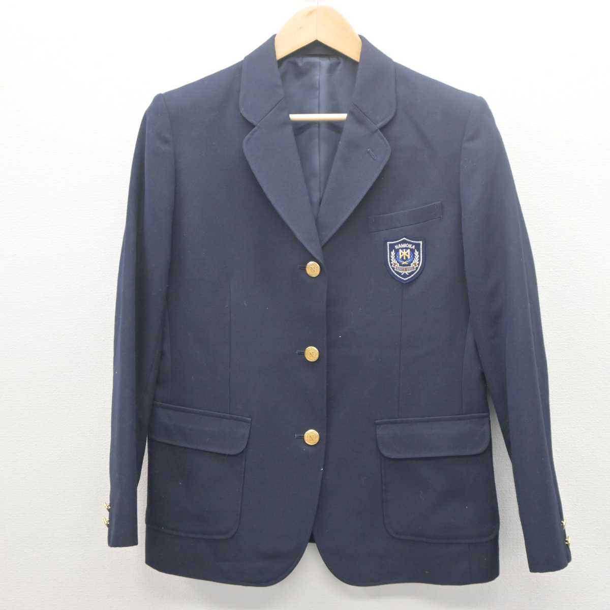 【中古】青森県 浪岡中学校 女子制服 2点 (ブレザー・シャツ) sf062058