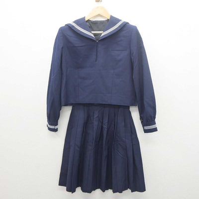 【中古】東京都 小松川高等学校 女子制服 2点 (セーラー服・スカート) sf062061