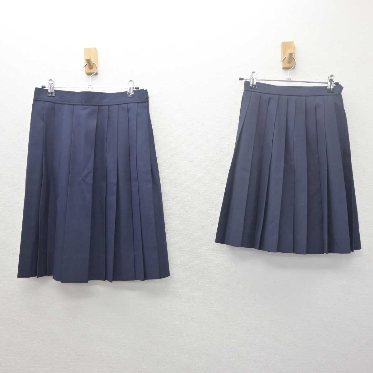 【中古】滋賀県 新堂中学校 女子制服 2点 (スカート・スカート) sf062064