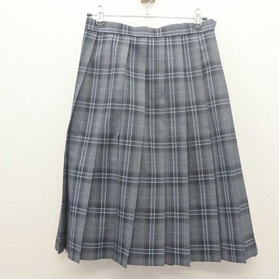 【中古】千葉県 日本大学習志野高等学校 女子制服 2点 (ニットベスト・スカート) sf062073