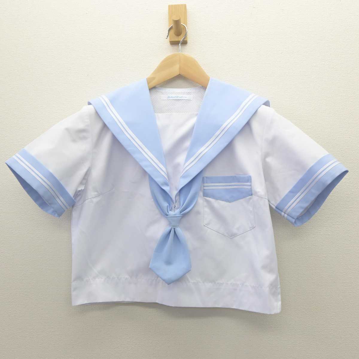 【中古】大阪府 上野芝中学校 女子制服 4点 (セーラー服・セーラー服) sf062082