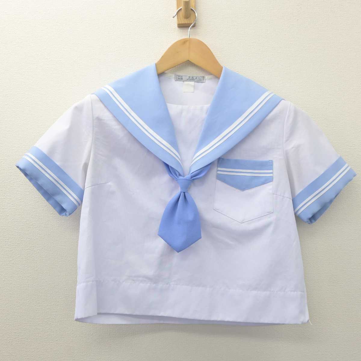 【中古】大阪府 上野芝中学校 女子制服 4点 (セーラー服・セーラー服) sf062082