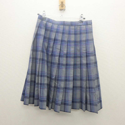 【中古】茨城県 東洋大学附属牛久高等学校 女子制服 3点 (ニットベスト・シャツ・スカート) sf062086