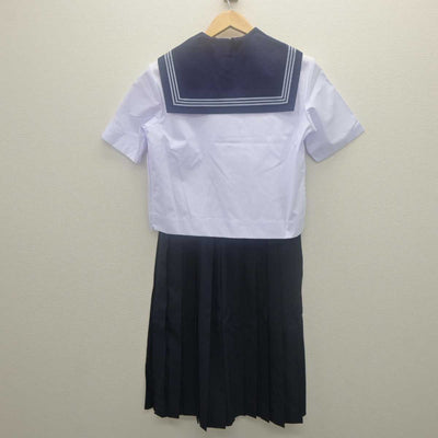 【中古】栃木県 黒磯北中学校 女子制服 2点 (セーラー服・スカート) sf062090