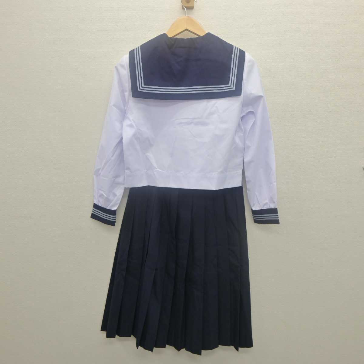 【中古】栃木県 黒磯北中学校 女子制服 2点 (セーラー服・スカート) sf062092