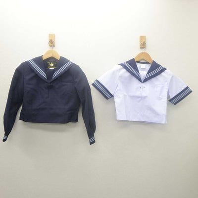 【中古】栃木県 黒磯北中学校 女子制服 2点 (セーラー服・セーラー服) sf062094