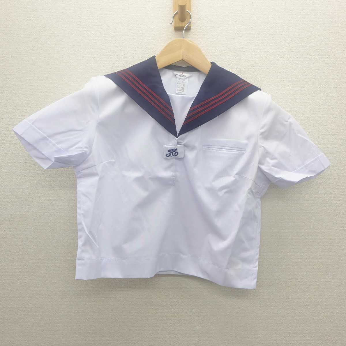 【中古】栃木県 黒磯中学校 女子制服 2点 (セーラー服) sf062099