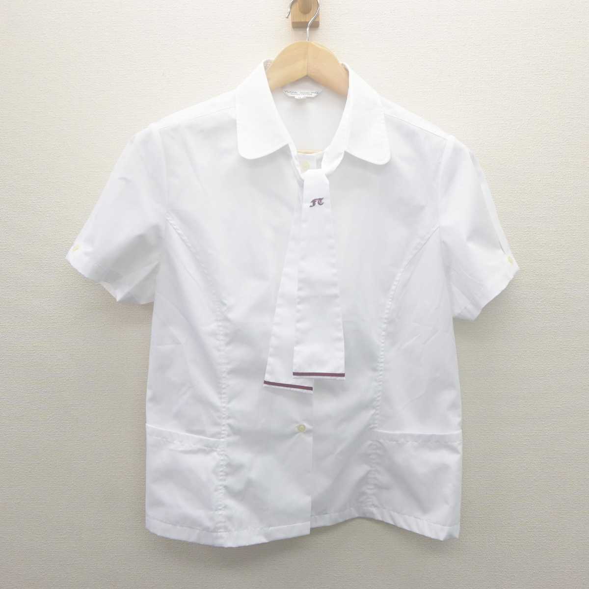 【中古】福島県 福島東稜高等学校 女子制服 2点 (シャツ・スカート) sf062104