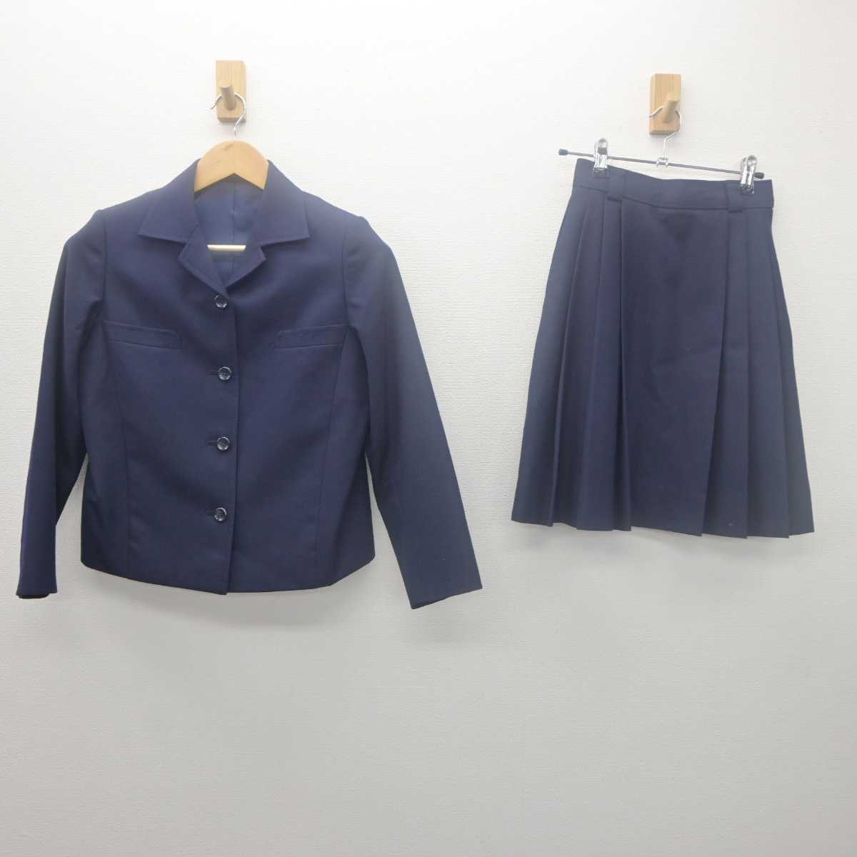 【中古】東京都 女子美術大学付属中学校 女子制服 2点 (ブレザー・スカート) sf062106