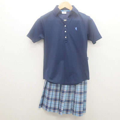 【中古】東京都 クラーク記念国際高等学校 女子制服 2点 (シャツ・スカート) sf062111