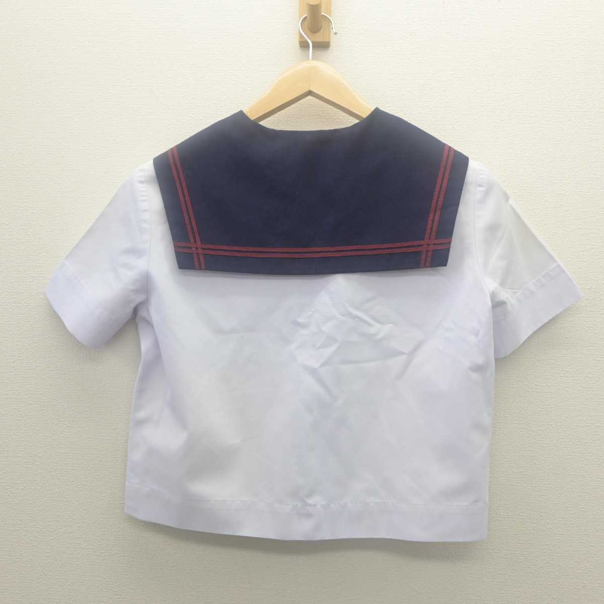 【中古】大阪府 箕面市立第五中学校 女子制服 2点 (セーラー服・スカート) sf062121