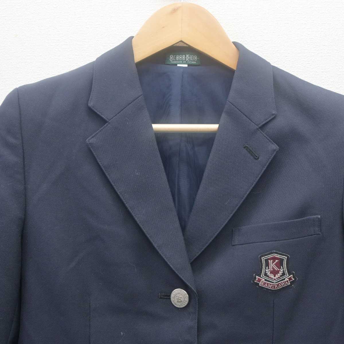 【中古】京都府 神川中学校 女子制服 1点 (ブレザー) sf062124