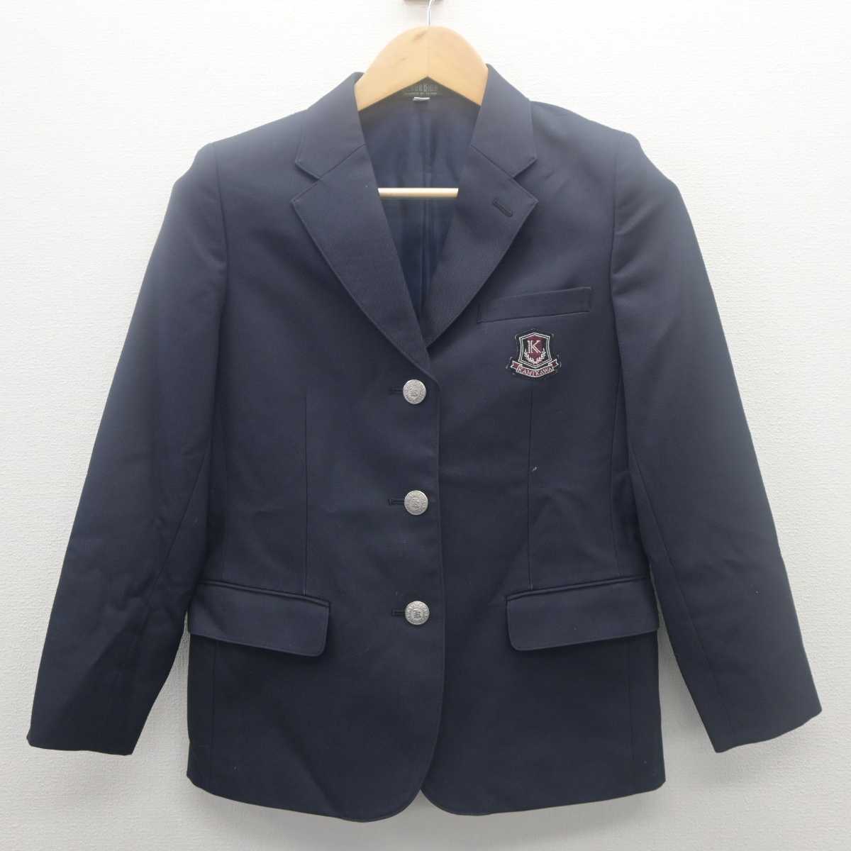 【中古】京都府 神川中学校 女子制服 1点 (ブレザー) sf062126