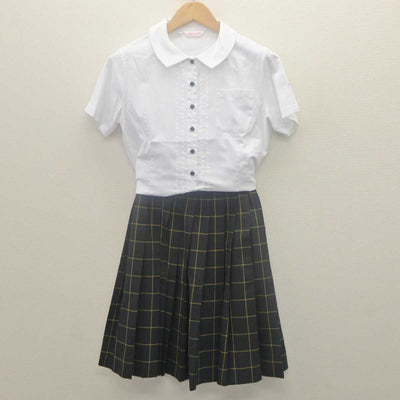 【中古】京都府 京都光華高等学校 女子制服 2点 (シャツ・スカート) sf062135