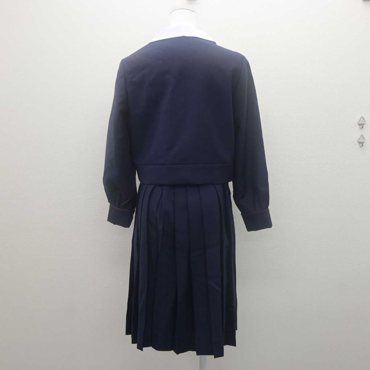 【中古】奈良県 帝塚山高等学校 女子制服 5点 (セーラー服・スカート) sf062146